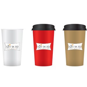 הדפסה על כוס חד פעמית