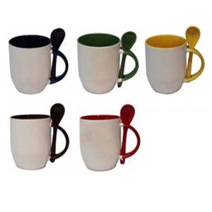 הדפסה על ספל עם כפית