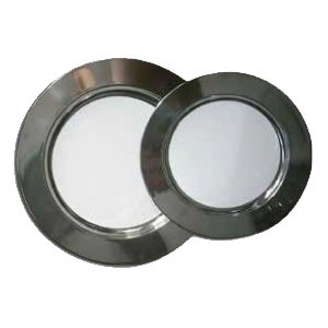 צלחת הוקרה ממתכת כסופה