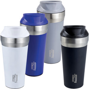 ספל טרמי מתכתי עם הצמדת וואקום מבית H2O