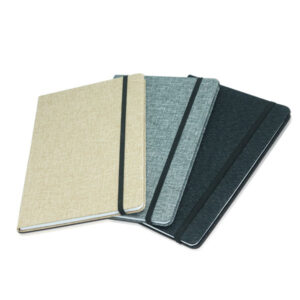 טיצ'ר - מחברת A5 כריכה קשיחה עשויה מאריג בד