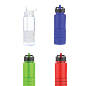 בקבוק ספורט פיה נשלפת טבעות סיליקון 0.8L